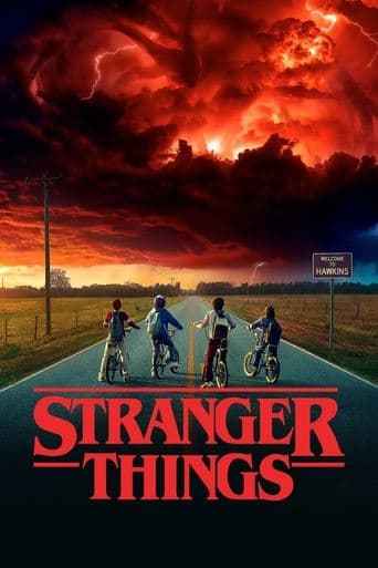 Poster for Stranger Things, a popular movie available on iptview4k