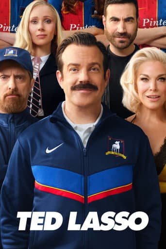 Poster for Ted Lasso, a popular movie available on iptview4k